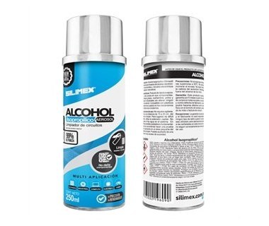 Alcohol Isopropilico 250ml Spray SILIMEX